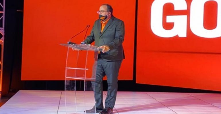 Comrades, business leaders ‘Go With Golding’ at campaign launch